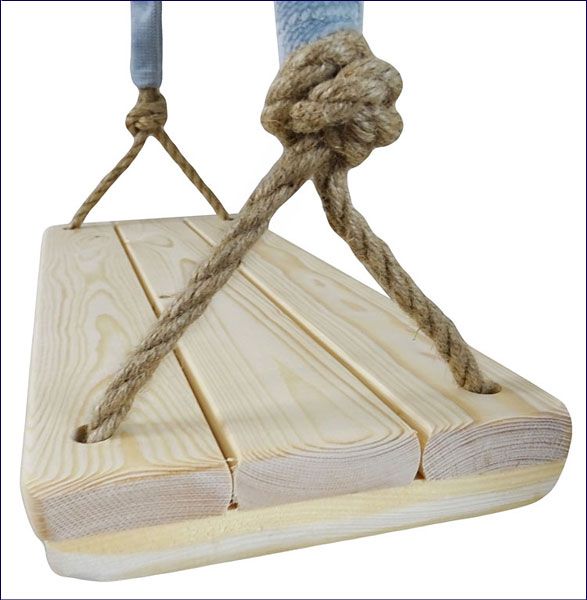 Huśtawka dziecięca z drewna świerkowego Morva