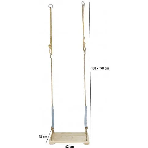 Szczegółowe zdjęcie nr 7 produktu Huśtawka dziecięca Morva - naturalna