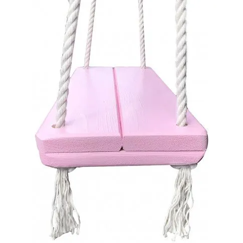Szczegółowe zdjęcie nr 4 produktu Różowa dziecięca huśtawka dla dziewczynki - Zeirs