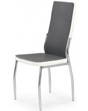 Krzesło tapicerowane Abrim - popielate w sklepie Edinos.pl