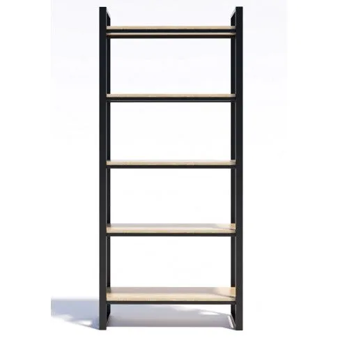 Zdjęcie industrialny nowoczesny regał na książki Glurox 4X | Edinos.pl