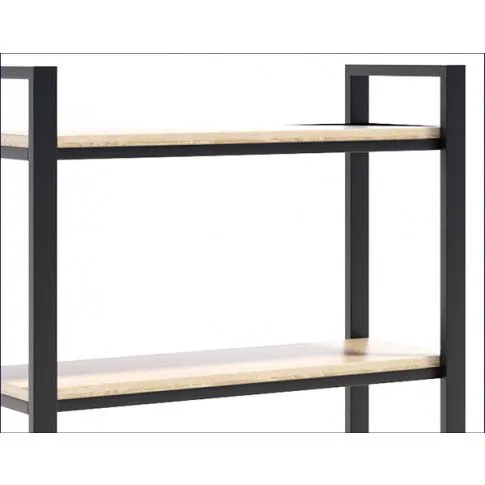 Szczegółowe zdjęcie nr 4 produktu Minimalistyczny regał na książki Dąb Brunico - Glurox 4X