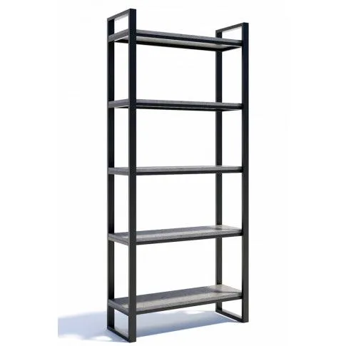 Zdjęcie produktu Nowoczesny regał w stylu loft Beton - Glurox 4X.
