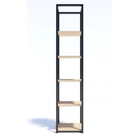 Zdjęcie industrialny nowoczesny regał na książki Lenisa 2X | Edinos.pl