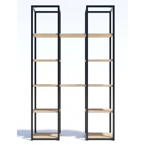 Zdjęcie industrialny nowoczesny regał biurowy Lenisa 4X | Edinos.pl