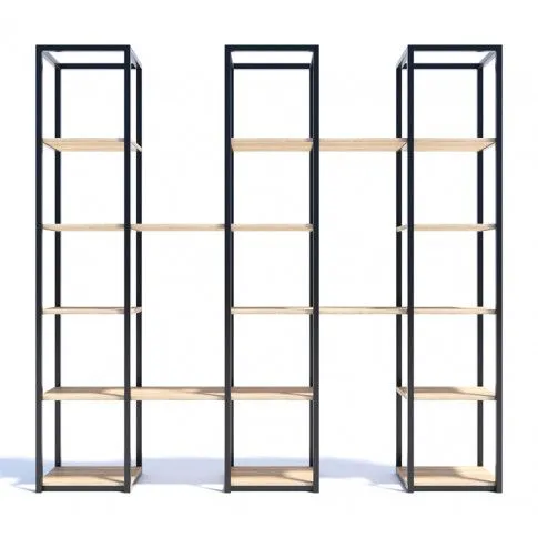 Zdjęcie industrialny nowoczesny regał biurowy Lenisa 5X | Edinos.pl