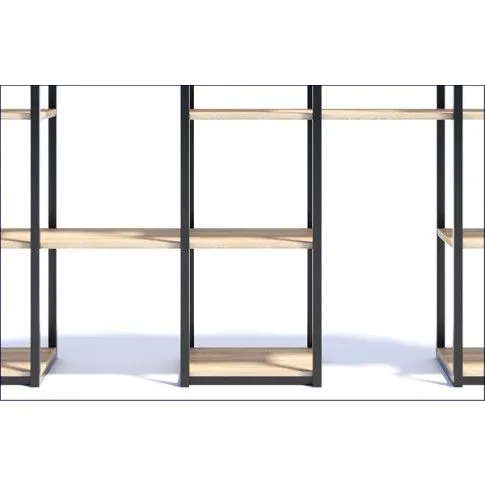 Szczegółowe zdjęcie nr 4 produktu Industrialny regał na książki - Lenisa 5X