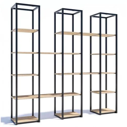 Zdjęcie produktu Industrialny regał na książki - Lenisa 5X.