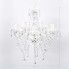 Szczegółowe zdjęcie nr 9 produktu Biały kryształowy świecznikowy żyrandol do salonu - E960-Lovet