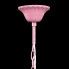 Szczegółowe zdjęcie nr 8 produktu Różowy żyrandol świecznikowy z kryształkami - E960-Lovet