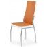 Zdjęcie produktu Krzesło tapicerowane Abrim - pomarańczowe.
