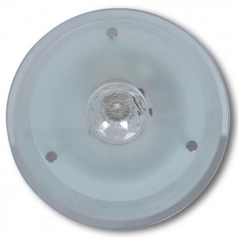 Fotografia Szklana okrągła lampa sufitowa - E964-Letsa z kategorii Lampy sufitowe