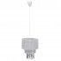 Zdjęcie produktu Biała kryształowa lampa wisząca do salonu - E968-Molit.