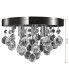Szczegółowe zdjęcie nr 5 produktu Lampa sufitowa glamour z kryształkami - E972-Silvos