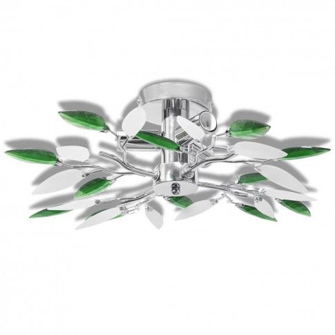 Zdjęcie produktu Zielona lampa sufitowa w stylu glamour - E974-Melixa.