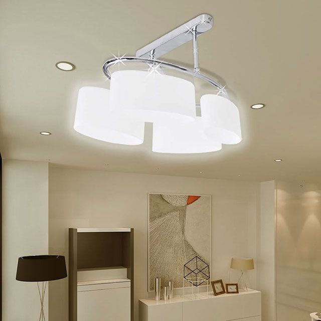 Produkt Szklana lampa sufitowa elipsa do salonu - E979-Morfa