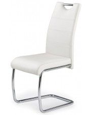 Minimalistyczne krzesło Elrond - białe w sklepie Edinos.pl