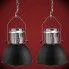 Szczegółowe zdjęcie nr 4 produktu Dwie czarne regulowane lampy wiszące loft - E984-Agito