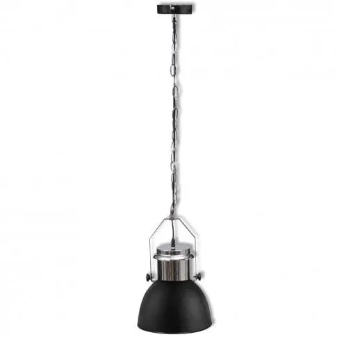 Szczegółowe zdjęcie nr 8 produktu Dwie czarne regulowane lampy wiszące loft - E984-Agito