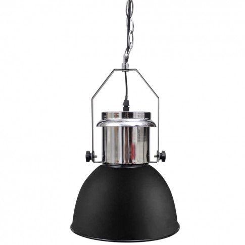 Szczegółowe zdjęcie nr 7 produktu Dwie czarne regulowane lampy wiszące loft - E984-Berlog