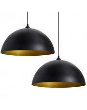 Czarne lampy wiszące z regulacją 2 sztuki - E985-Noris w sklepie Edinos.pl