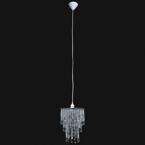 Szczegółowe zdjęcie nr 5 produktu Okrągła kryształowa lampa wisząca - E-986-Kristal