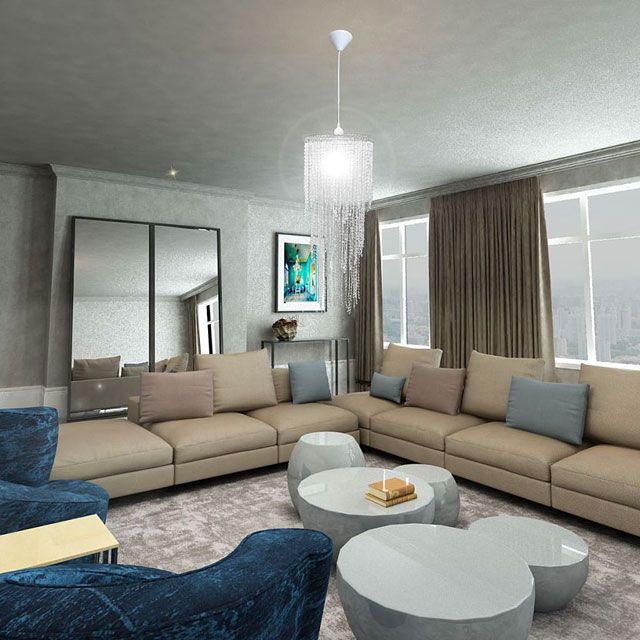 Produkt Długa lampa wisząca kryształowa - E988-Pyxis