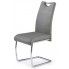 Zdjęcie produktu Stylowe nowoczesne metalowe krzesło Elrond - popielate.
