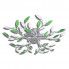 Zdjęcie produktu Zielona lampa sufitowa w formie liści - E996-Gardena.