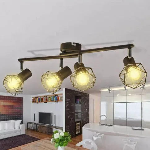 Fotografia Regulowana lampa sufitowa LED loft - EX14-Muscari z kategorii Lampy sufitowe