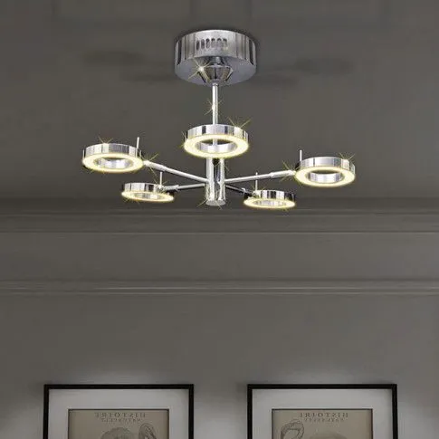 Fotografia Lampa sufitowa LED z obrotowymi kloszami - EX01-Fergo z kategorii Lampy sufitowe