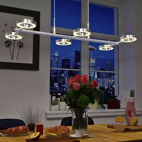 Fotografia Lampa wisząca LED z obrotowymi kloszami - EX11-Foret z kategorii Kuchnia i Jadalnia