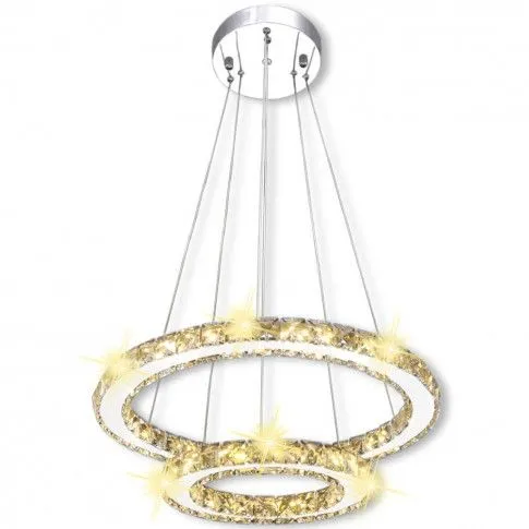 Szczegółowe zdjęcie nr 4 produktu Regulowana lampa wisząca pierścienie LED - EX12-Camaro