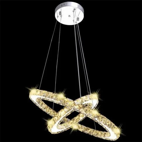 Szczegółowe zdjęcie nr 5 produktu Regulowana lampa wisząca pierścienie LED - EX12-Camaro