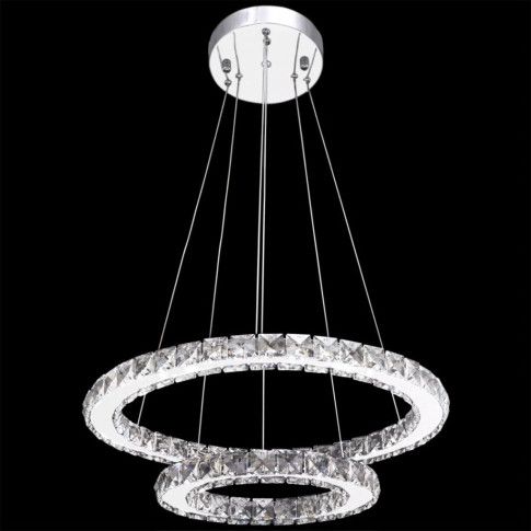 Szczegółowe zdjęcie nr 6 produktu Regulowana lampa wisząca pierścienie LED - EX12-Zelta