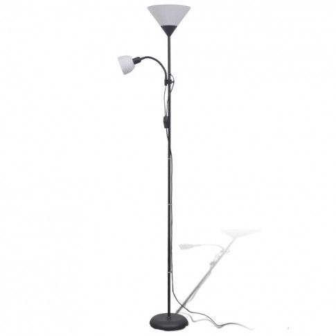 Zdjęcie produktu Czarna podwójna lampa stojąca - EX06-Tevila.