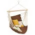 Brązowy fotel brazylijski hamak - Himi 2X