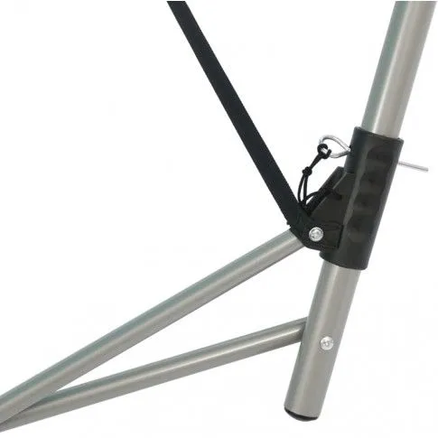 Składany stelaż niebieskiego hamaka Lakris