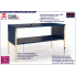 Stolik kawowy w stylu glamour Perilla 5X granat