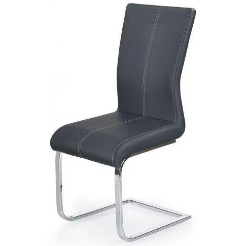 Zdjęcie produktu Krzesło tapicerowane Aspen - czarne.
