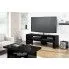 Zdjęcie szafka RTV do salonu Argo 3X czarny połysk | Edinos.pl