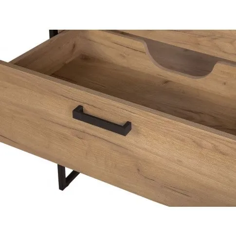 Szczegółowe zdjęcie nr 4 produktu Szafka łazienkowa pod umywalkę stojąca dąb craft - Favero 3X 80 cm