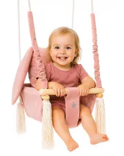 Różowa huśtawka królik dla dziewczynki - Endy w sklepie Edinos.pl