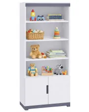 Biały regał dla dziecka - Acar 6X w sklepie Edinos.pl