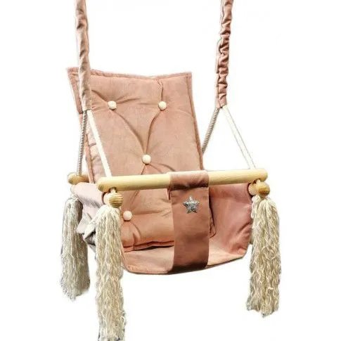 Zdjęcie produktu Różowa huśtawka dla dziewczynki - Obilos.