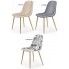 Zdjęcie minimalistyczne, szare krzesło Skoner - sklep Edinos.pl