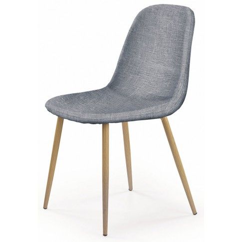 Zdjęcie produktu Minimalistyczne krzesło Skoner - popielate.
