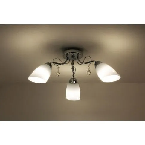 Elegancki żyrandol z trzema kloszami EX41-Rons