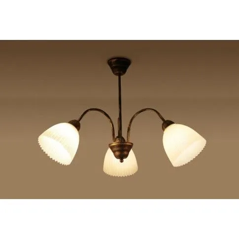 Klasyczny żyrandol ze szklanymi kloszami EX44-Wezuwix