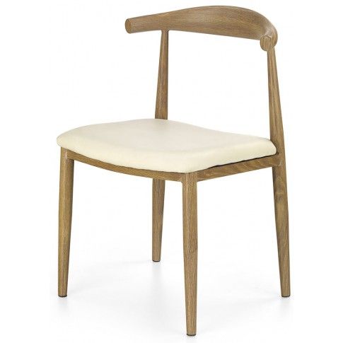 Zdjęcie produktu Krzesło tapicerowane Klimer - kremowe.